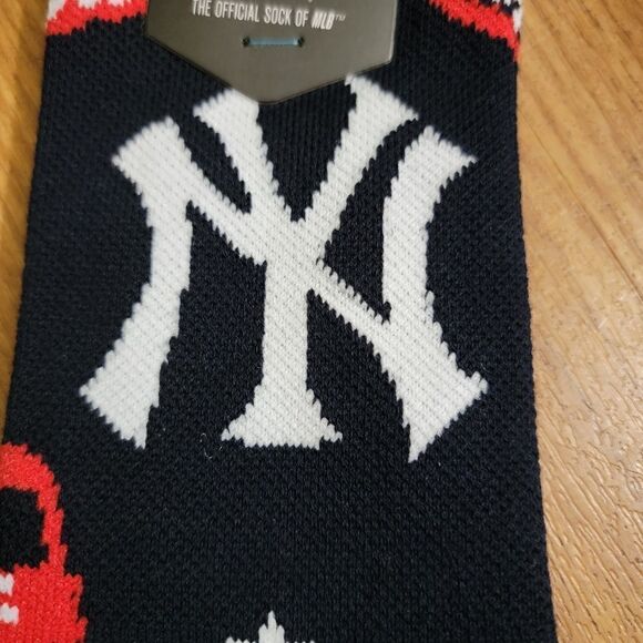 Stance MLB New York Yankees Landmark Crew Socks Navy Red USA Large L Infiknit - Picture 7 of 12